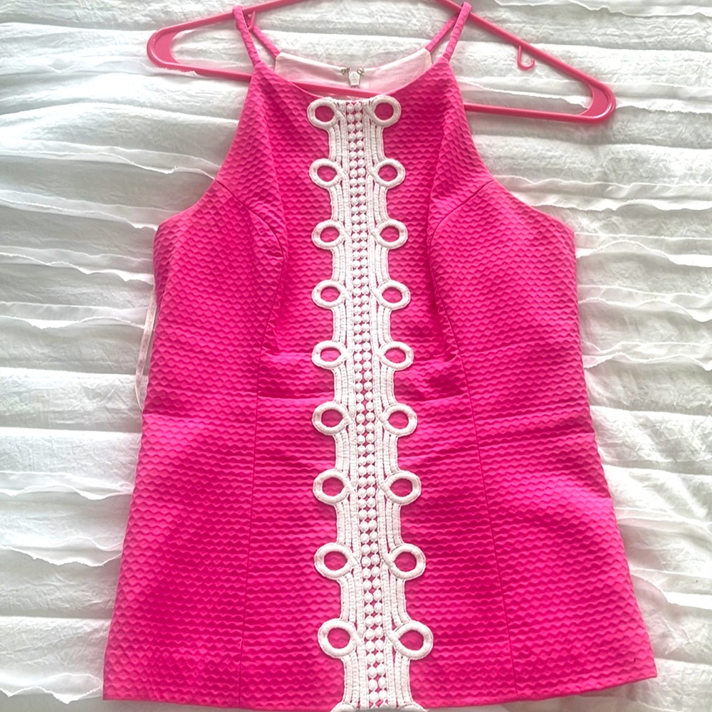 Lilly Pulitzer pink sleeveless top